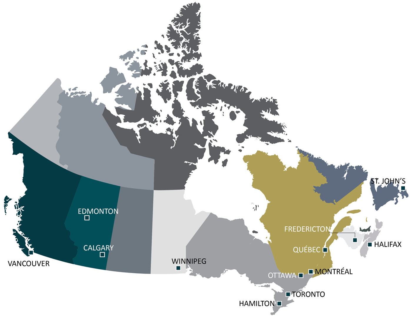 Map of Canada