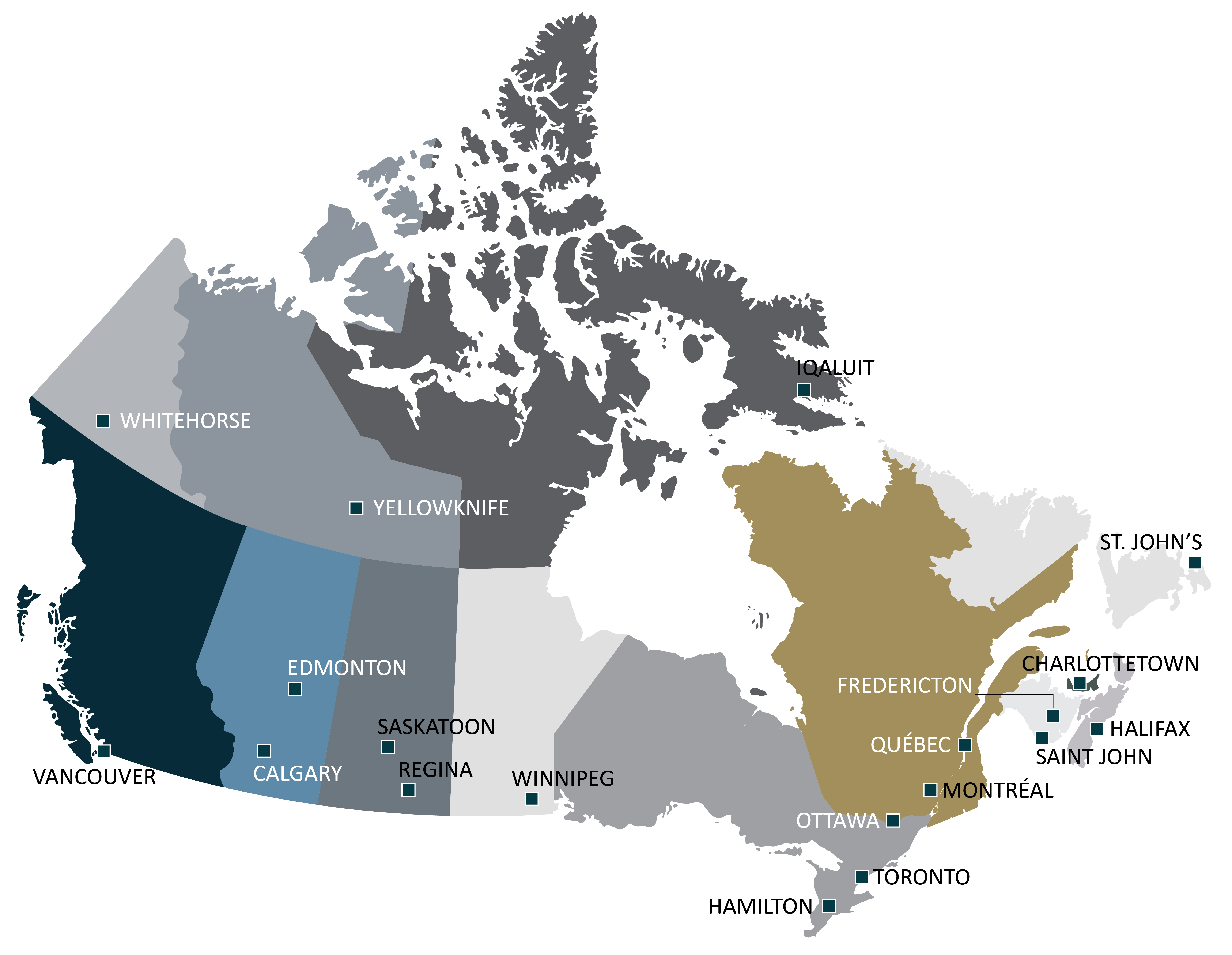 Map of Canada