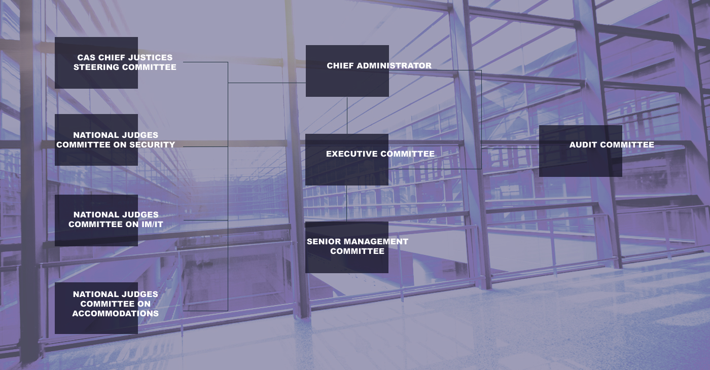 Organizational Structure of the Courts Administration Service
