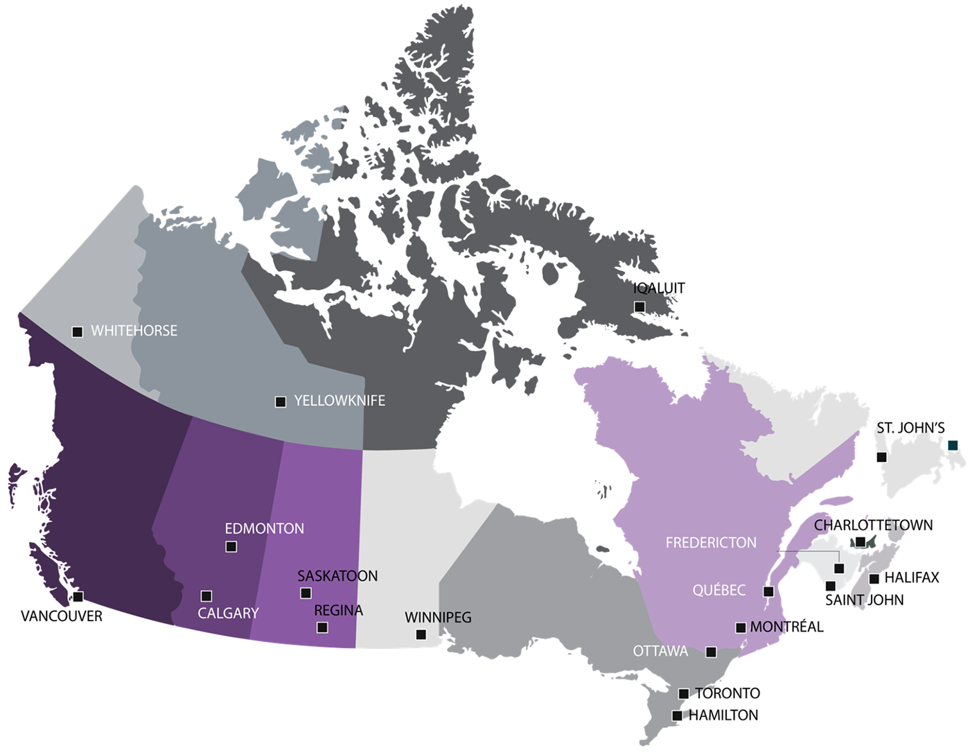 Map of Canada